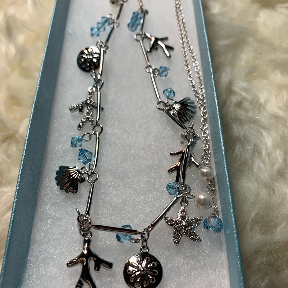 Touchstone Crystal “Summer Seas Necklace” - Picture 5 of 7